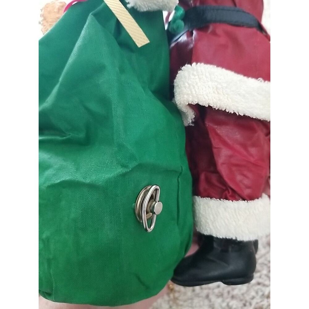 San Francisco Music Box Co Santa Claus Coming to Town Figurine Decor~ Bag & List - Picture 10 of 10